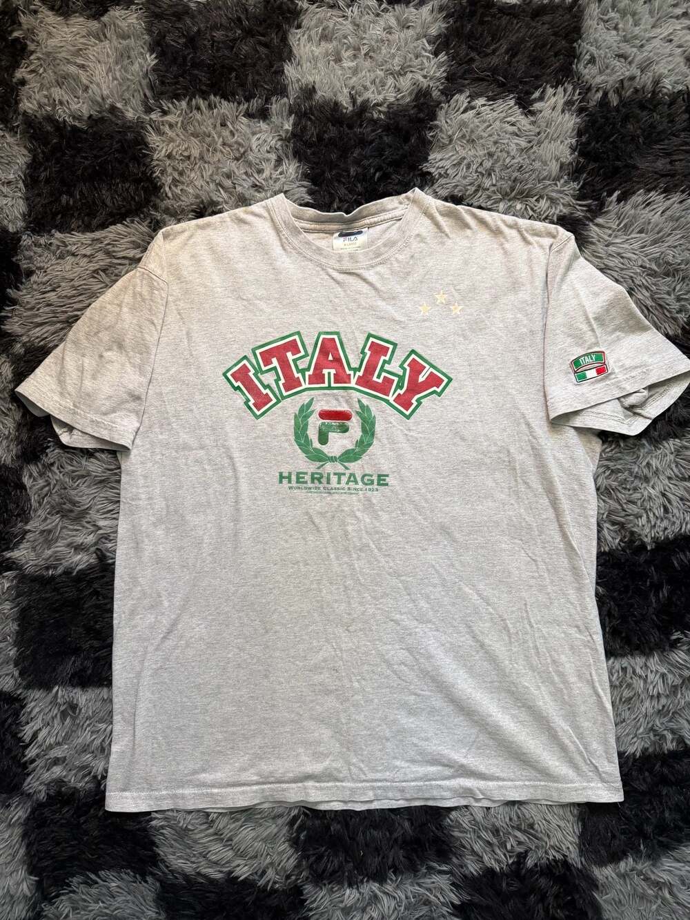 Fila Italy Heritage Worldwide Classic Since 1923 Graphic T-Shirt